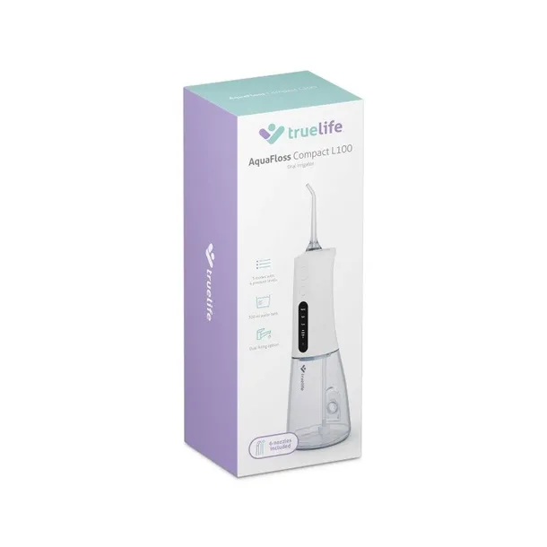 irygator-truelife-aquafloss-compact-l100-ipx7-300ml-6-koncowek-kolor-bialy