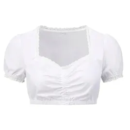 mayround-bluzka-damska-koszulka-krotki-rekaw-tradycyjny-styl-biala-xl