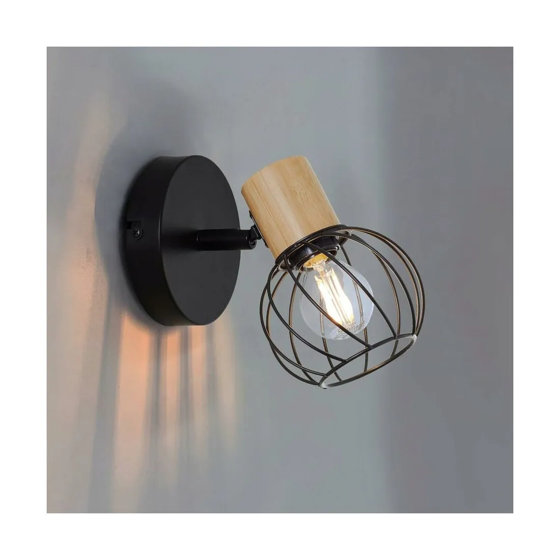 reflektor-mallow-czarno-bezowy-e14-inspire