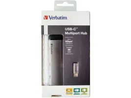 hub-usb-verbatim-multi-port-2x-usb-3-0-usb-c-3-1