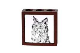 mudi-pen-holder-with-a-dog-desk-organizer-with-a-print-personalized-des