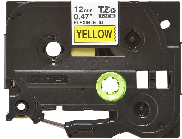 brother-tasma-p-touch-tze-fx631-12mm-zolta-czarny-8m-fleksyjna-marka-brother