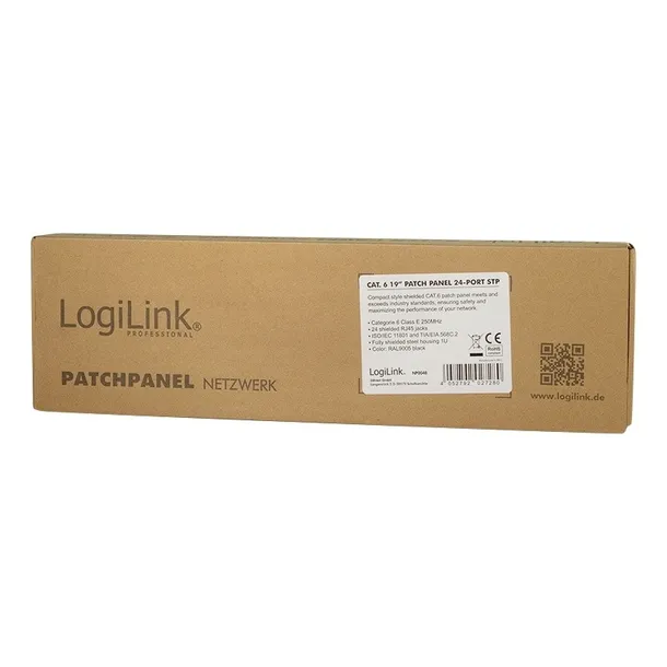 patch-panel-logilink-np0048-19-24x-rj45-kat-6-ekranowany-kod-producenta-np0048-waga-z-opakowaniem-0-15-kg