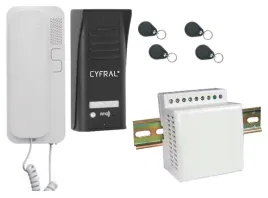 zestaw-domofonowy-cyfral-cosmo-kaseta-czarna-unifon-bialy-rfid-breloki