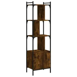 biblioteczka-z-drzwiczkami-przydymiony-dab-445x30x1545-cm