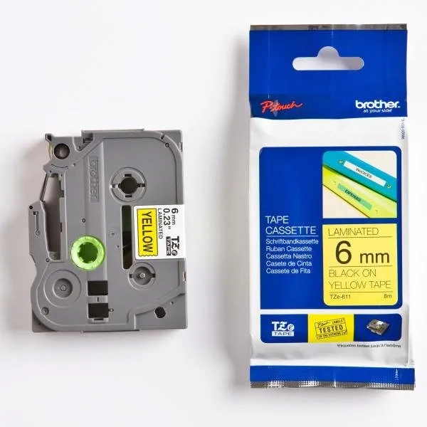 brother-tze-s631-tasma-12mm-x-8m-zolta-z-czarnym-nadrukiem-waga-z-opakowaniem-0-2-kg-rodzaj-rolka