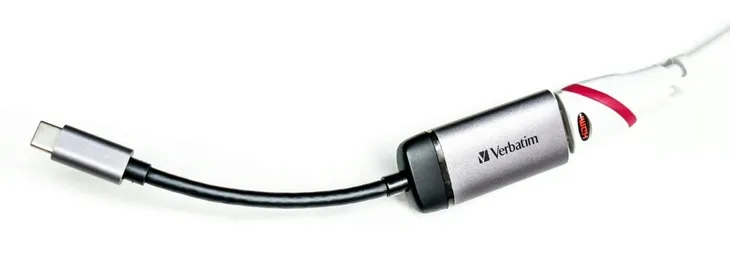 kabel-adapter-verbatim-usb-type-c-m-hdmi-f-01m-czarno-srebrny-dlugosc-10-8-m