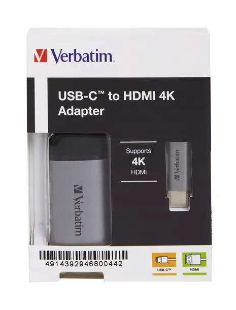 kabel-adapter-verbatim-usb-type-c-m-hdmi-f-01m-czarno-srebrny-zastosowanie-video-waga-z-opakowaniem-0-09-kg