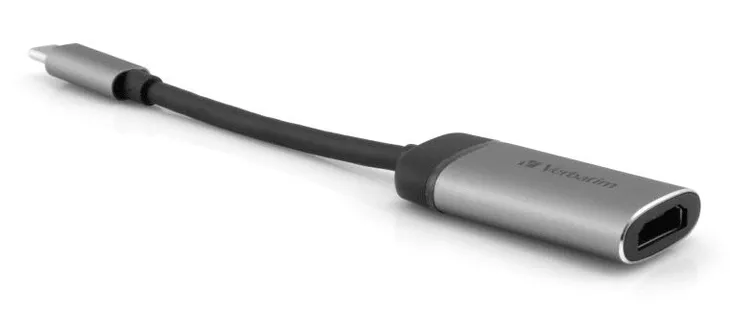kabel-adapter-verbatim-usb-type-c-m-hdmi-f-01m-czarno-srebrny-waga-z-opakowaniem-0-09-kg-kod-producenta-49143