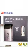 kabel-adapter-verbatim-usb-type-c-m-hdmi-f-01m-czarno-srebrny-waga-z-opakowaniem-0-09-kg-marka-verbatim