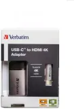 kabel-adapter-verbatim-usb-type-c-m-hdmi-f-01m-czarno-srebrny-dlugosc-10-8-m-zastosowanie-video