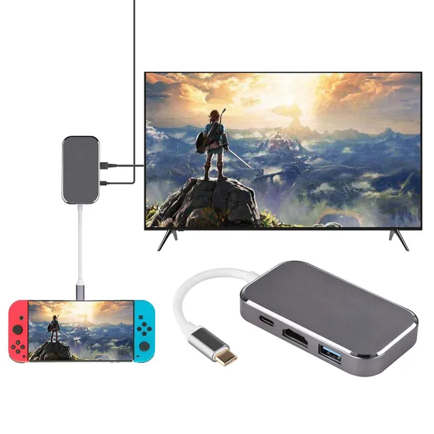 adapter-usb-c-hub-3xusb-3-0-hdmi-usb-c-wireway-zastosowanie-usb-firewire-marka-wireway