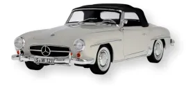 oryginalny-model-mercedes-benz-190-sl-roadster-w121-1-18-szarobialy
