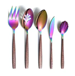 zestaw-sztuccow-ze-stali-nierdzewnej-5-sztuk-brazowy-uchwyt-teczowa-glowka