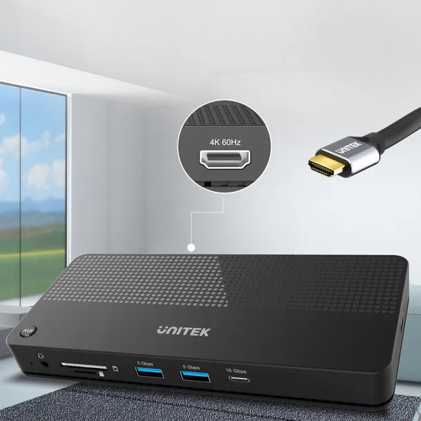 unitek-przelacznik-kvm-4k-hub-usb-11-portow-waga-z-opakowaniem-0-237-kg-kod-producenta-d1077a