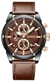 zegarek-meski-giewont-chronograph-sapphire-czarno-brazowy-gw8810-a3