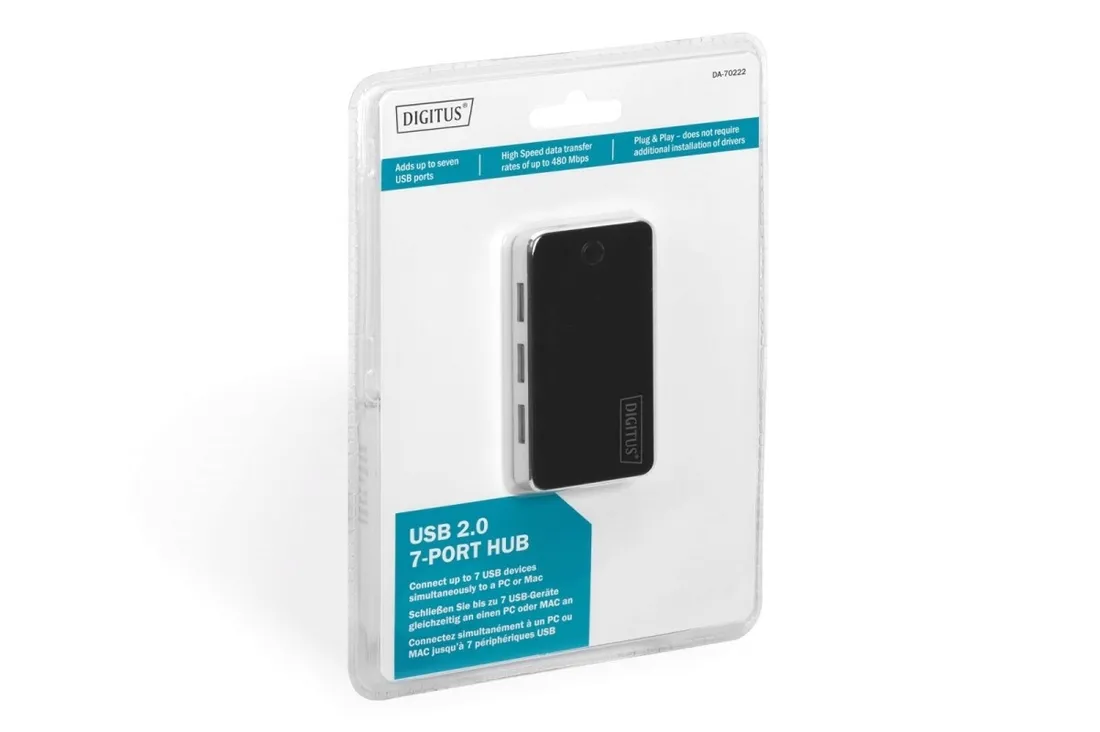 hub-usb-digitus-da-70222-7-portow