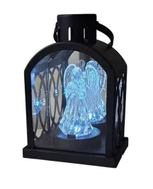 latarenka-led-czarny-lampion-z-aniolkiem-bialy-led-znicz-na-grob