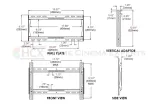 peerless-av-pf640-uchwyt-scienny-tv-32-46-45kg-typ-staly