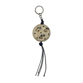 brelok-do-kluczy-kwiaty-i-kropki-boleslawiec