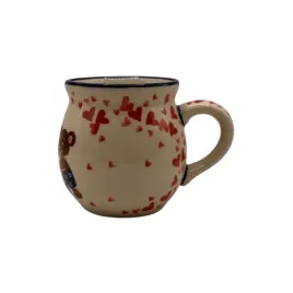 kubek-czeski-misie-czerwone-serca-boleslawiec