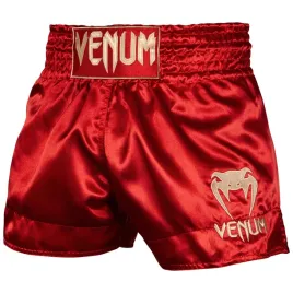 venum-spodenki-muay-thai-classic-czerwone-zlote-s
