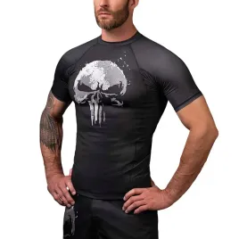 rashguard-meski-hayabusa-marvel-the-punisher-rashguard-shortsleeve-black-s