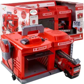 stacja-strazacka-sferazabawek-z-wozem-strazackim-czerwonym-20x26x16-cm