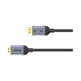 kabel-przewod-displayport-2-1-8k-120hz-2m-hdr-80gbps-unitek-c1626gy01-2m