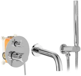 bateria-wannowa-jednouchwytowa-scienna-rea-lungo-srebrny