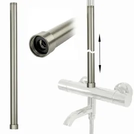 rea-przedluzka-do-zestawu-nikiel-szczotkowany-50cm