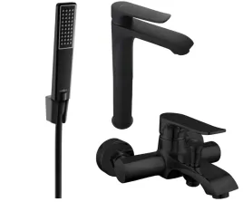 bateria-wannowa-jednouchwytowa-scienna-mexen-pecos-czarny