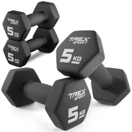 hantle-neoprenowe-trex-sport-2x-5-kg-2-szt