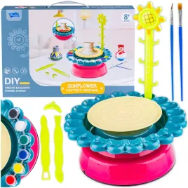 kreatywny-zestaw-dla-dzieci-kolo-garncarskie-na-usb-glina-farby-fartuch