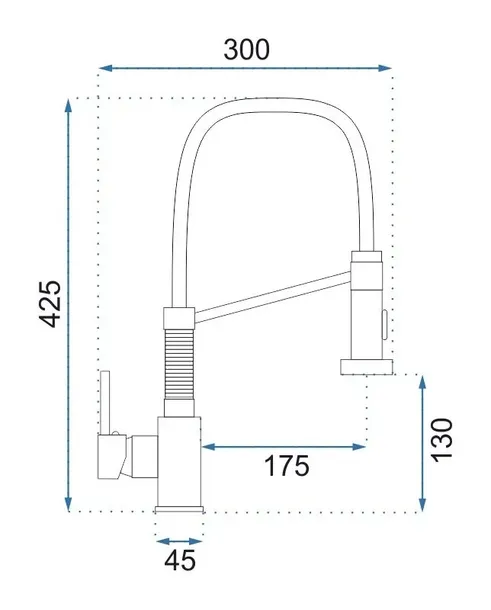 bateria-spring-nikiel-mat-kuchenna-ruchoma-wylewka-wykonczenie-metal