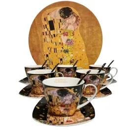 komplet-6-filizanek-z-lyzeczkami-g-klimt-pocalunek