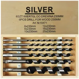 wiertlo-do-drewna-silver-zestaw-6-szt-6-25-mm-230-mm