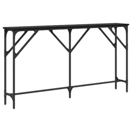 konsola-czarny-dab-140-x-23-x-75-cm-drewno-inzynieryjne-i-metal