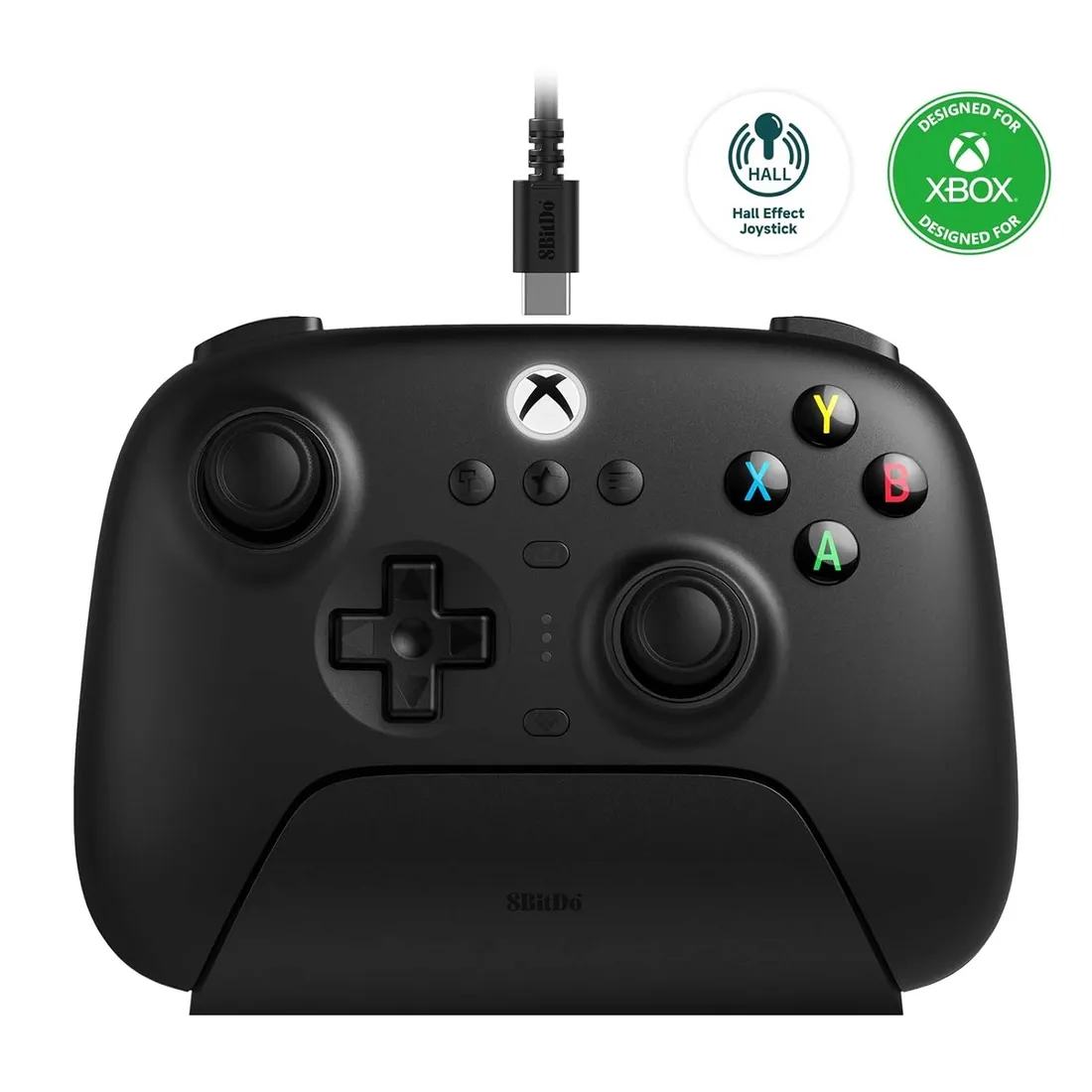 kontroler-8bitdo-ultimate-3-mode-xbox-controller-czarny-usb-c-2-4ghz-bt-kolor-czarny