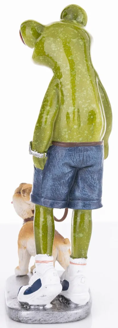 figurka-pan-zaba-z-psem-na-smyczy-material-wykonania-tworzywo-sztuczne