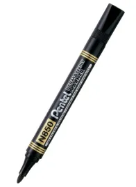 marker-permanentny-czarny-z-okragla-koncowka-n850-pentel