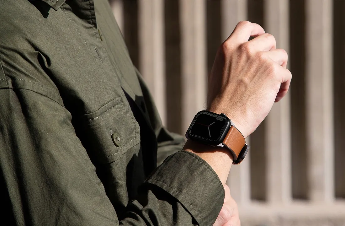 pasek-uniq-do-apple-4mm-brazowy