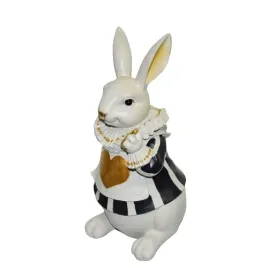 krolik-zajac-z-zegarem-bialo-czarno-zloty-33cm