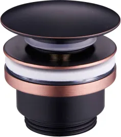 mexen-korek-umywalkowy-klik-klak-uniwersal-czarny