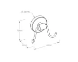 uchwyt-na-papier-merida-kolor-srebrny