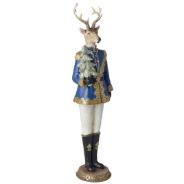 swiateczna-figurka-renifer-niebieskior-41cm-prezent