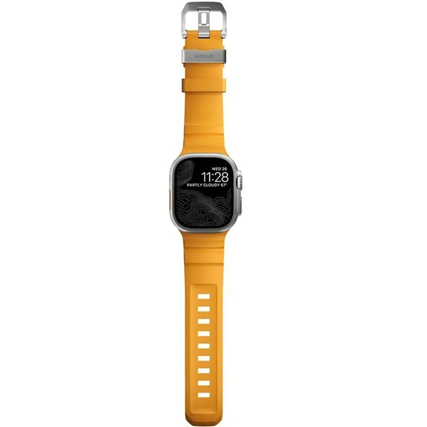 pasek-nomad-do-apple-23mm-zolty-dlugosc-225-mm