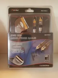 kabel-profitec-hck9744-scart-euro-2x-rca-cinch-3-m