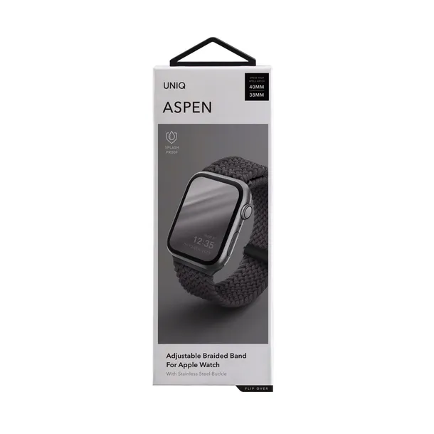 pasek-uniq-do-apple-4mm-szary-material-tkanina