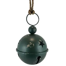 wiszacy-metalowy-dzwonek-zielony-17x27-cm